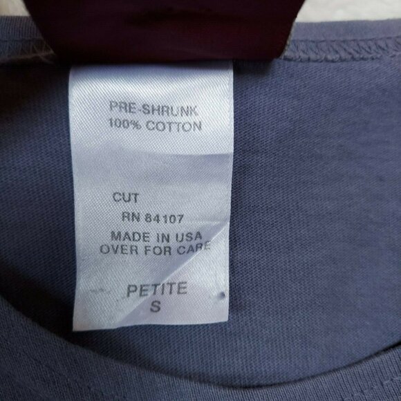 Blue Cactus Womens Small Petite Cotton Midi Dress & Button Vest Set Blue - Picture 4 of 10